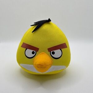 Yellow Angry Bird Chuck Yellow Plush Toy By Tactic 2012 Rovio Small Size 4 inch